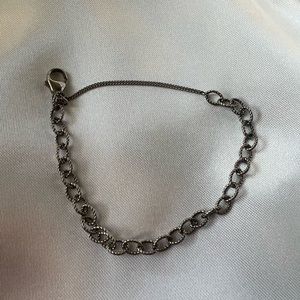 James Avery Twisted Wire Cable Charm Bracelet Small